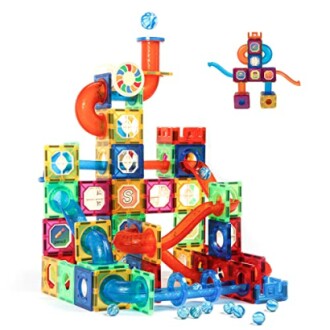 Magblock Marble Run Magnetic Tiles Set